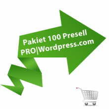 Pakiet 100 Presell PRO | Wordpress.com